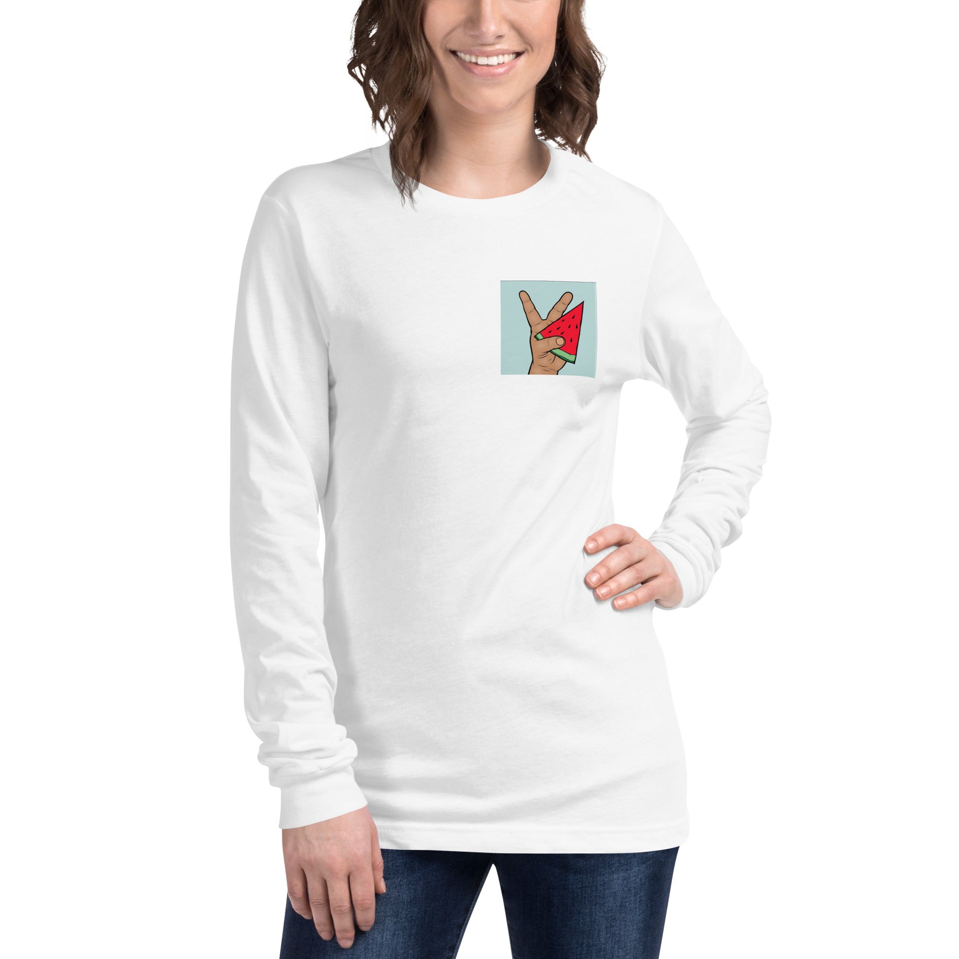 Unisex Long Sleeve Tee – Watermelon shirt | T-Shirts